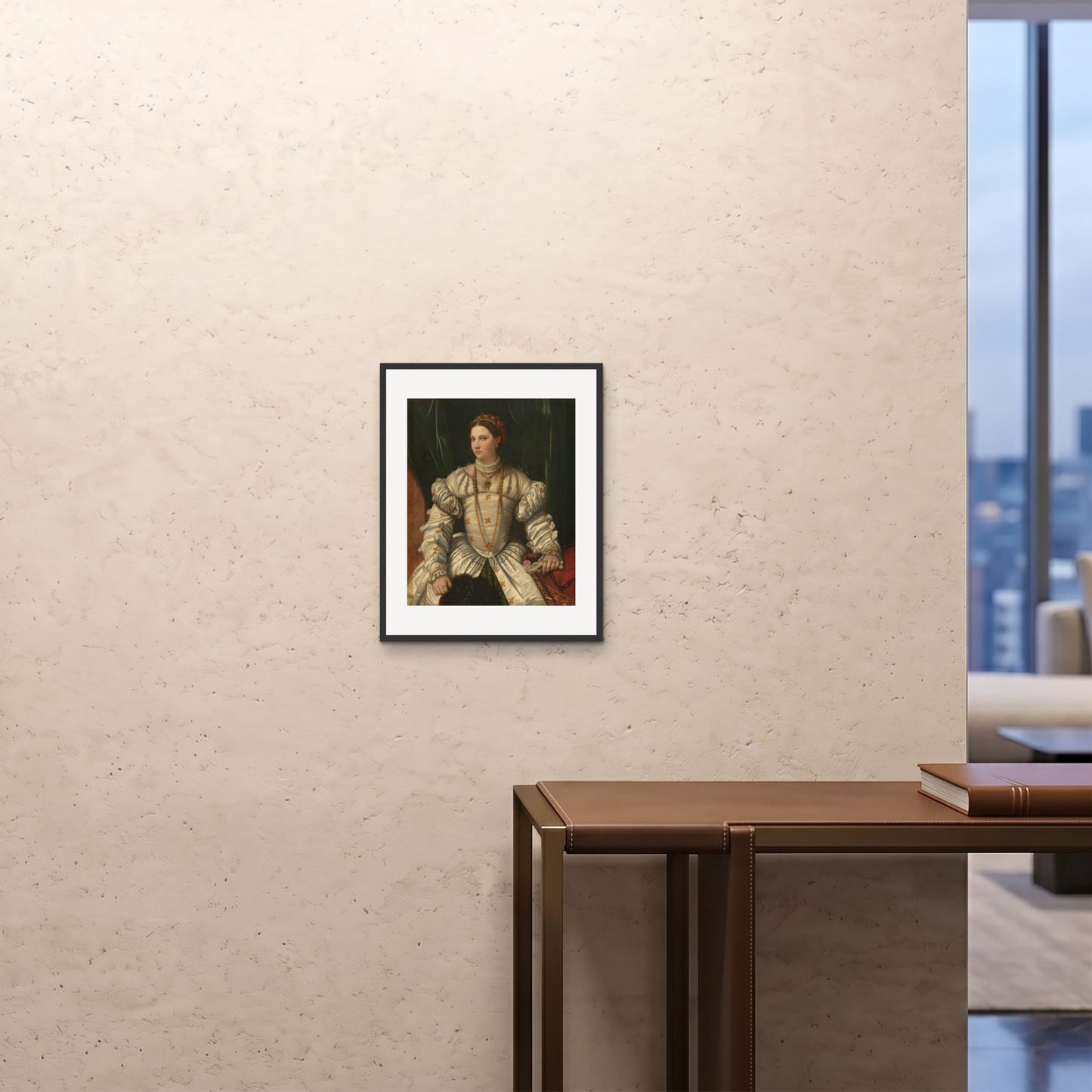 Orlonzo - FRAMED PRINT BLACK 16x2040x50cm ROOM