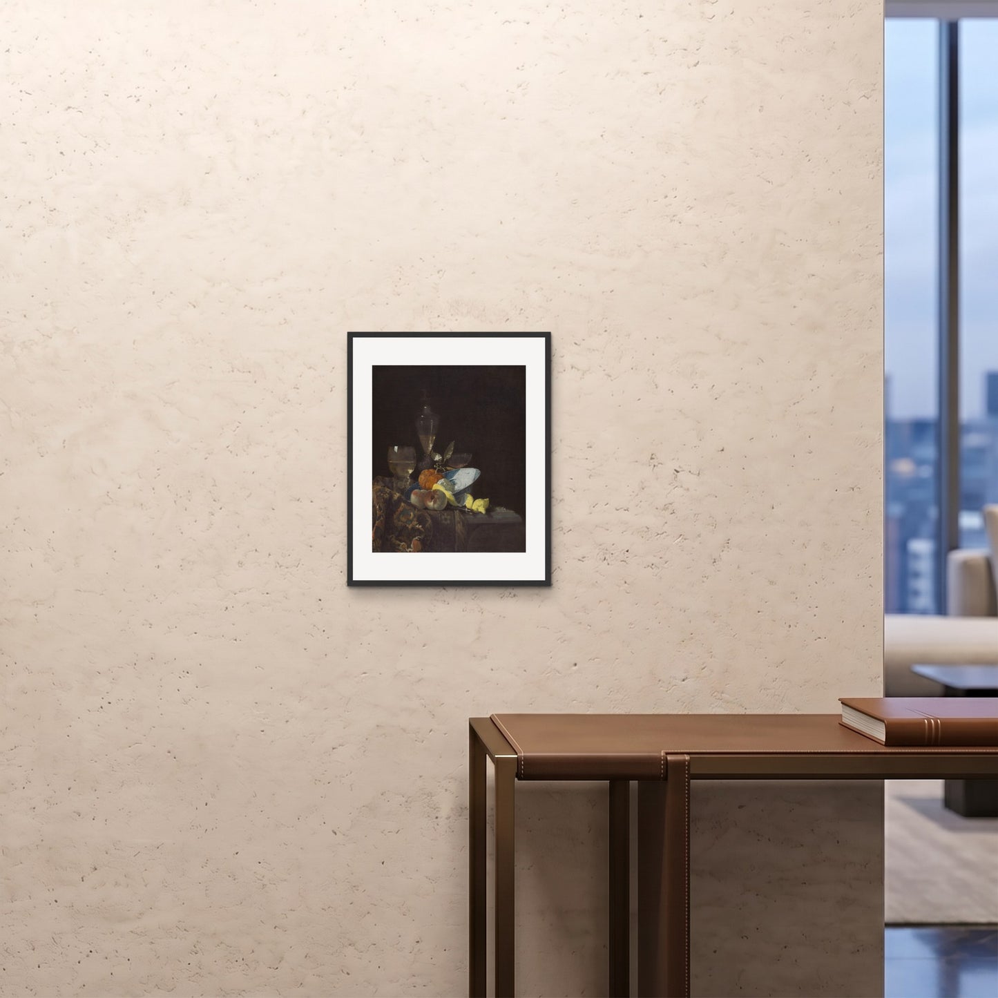Orlonzo - FRAMED PRINT BLACK 16x2040x50cm ROOM