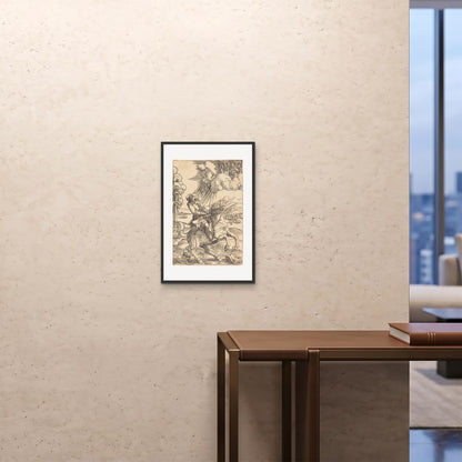 Orlonzo - FRAMED PRINT BLACK 16x2440x60cm ROOM