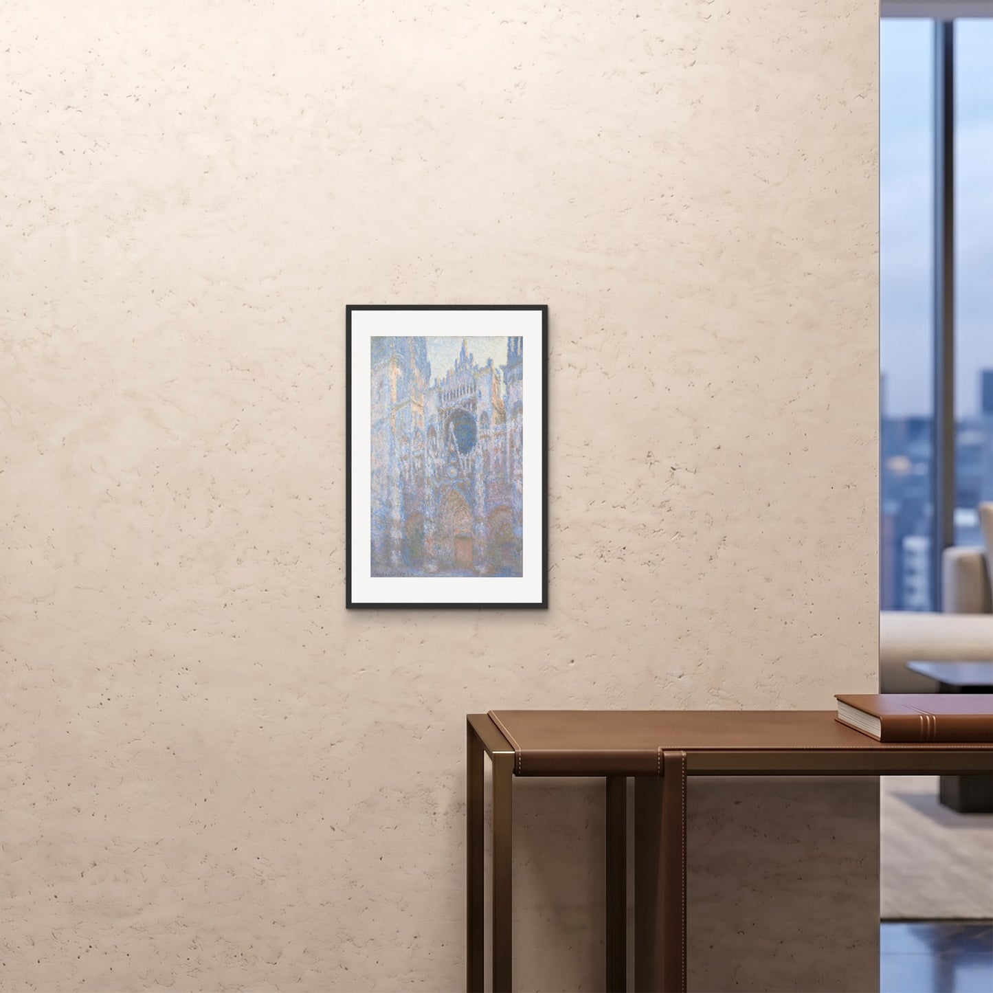Orlonzo - FRAMED PRINT BLACK 16x2440x60cm ROOM