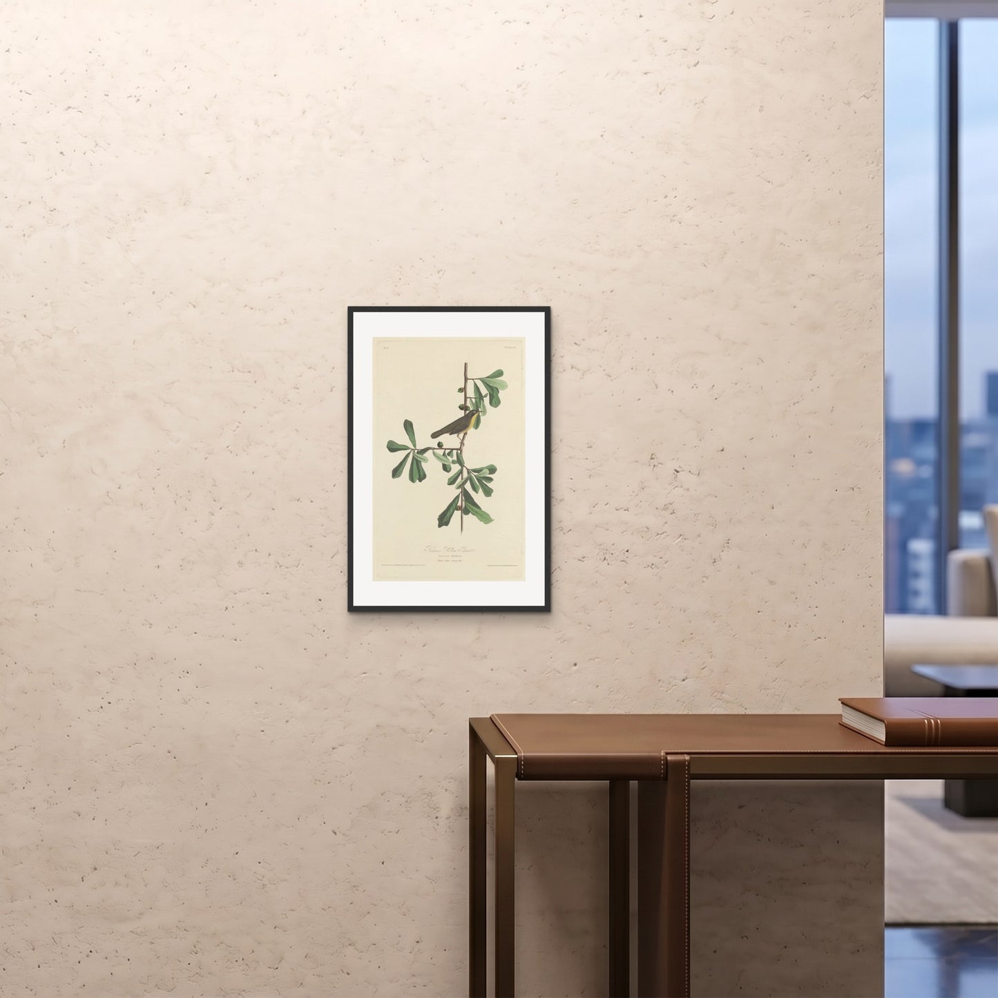 Orlonzo - FRAMED PRINT BLACK 16x2440x60cm ROOM