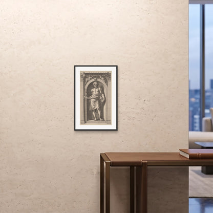 Orlonzo - FRAMED PRINT BLACK 16x2440x60cm ROOM