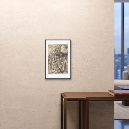 Orlonzo - FRAMED PRINT BLACK 16x2440x60cm ROOM
