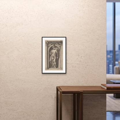 Orlonzo - FRAMED PRINT BLACK 16x2440x60cm ROOM