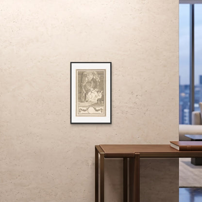 Orlonzo - FRAMED PRINT BLACK 16x2440x60cm ROOM