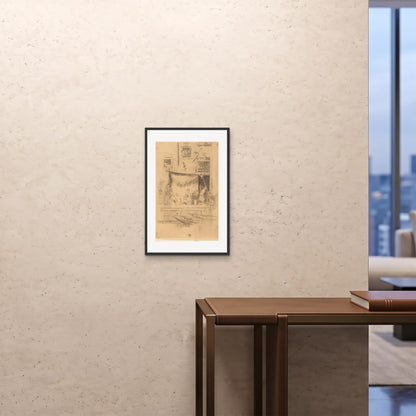 Orlonzo - FRAMED PRINT BLACK 16x2440x60cm ROOM