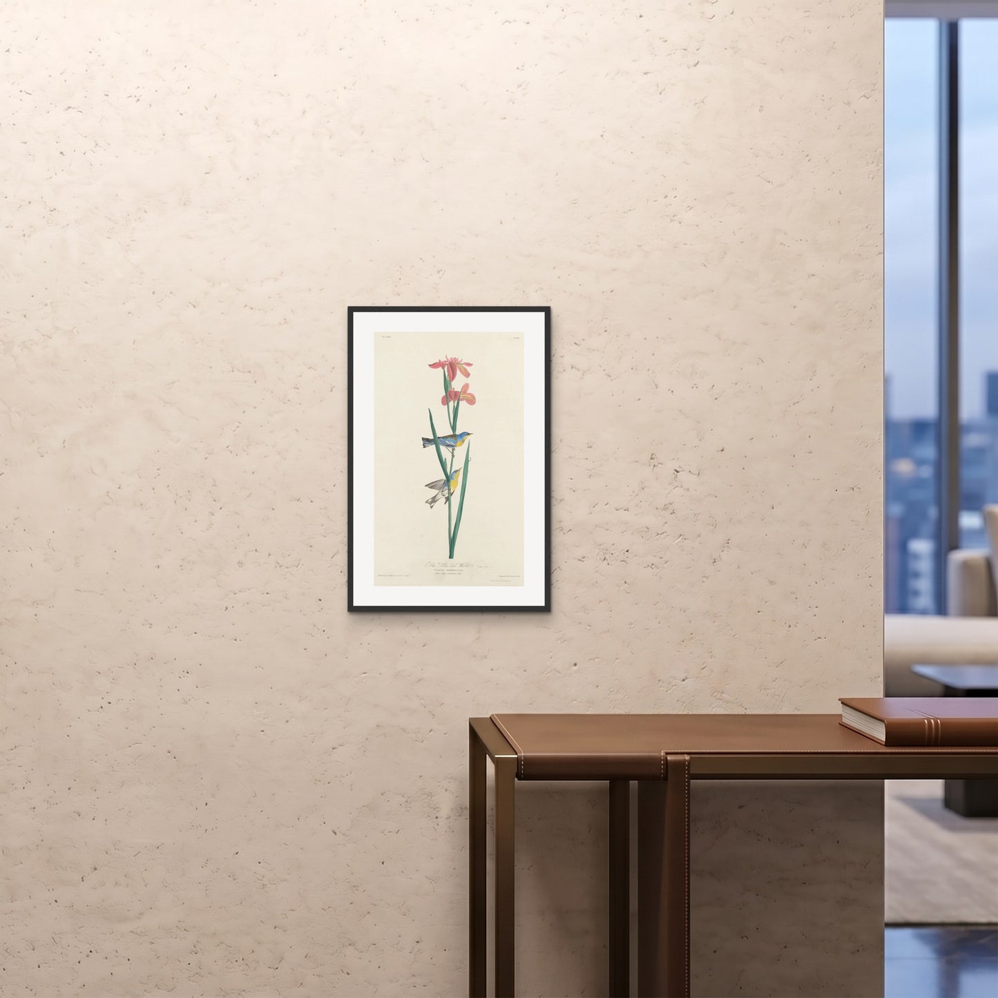 Orlonzo - FRAMED PRINT BLACK 16x2440x60cm ROOM