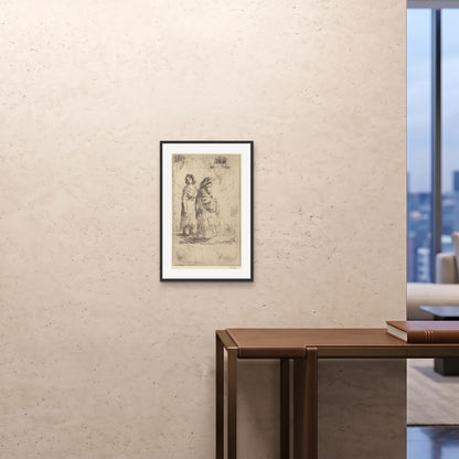 Orlonzo - FRAMED PRINT BLACK 16x2440x60cm ROOM