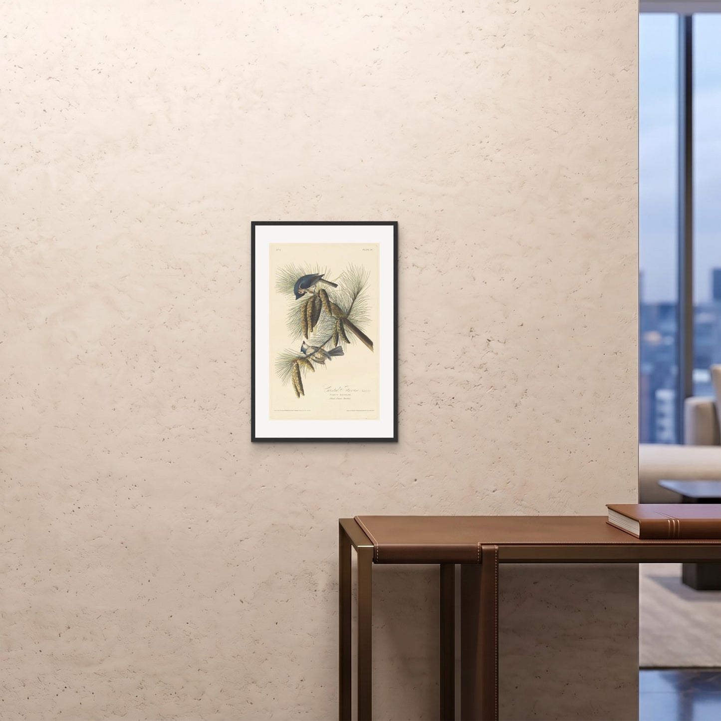 Orlonzo - FRAMED PRINT BLACK 16x2440x60cm ROOM