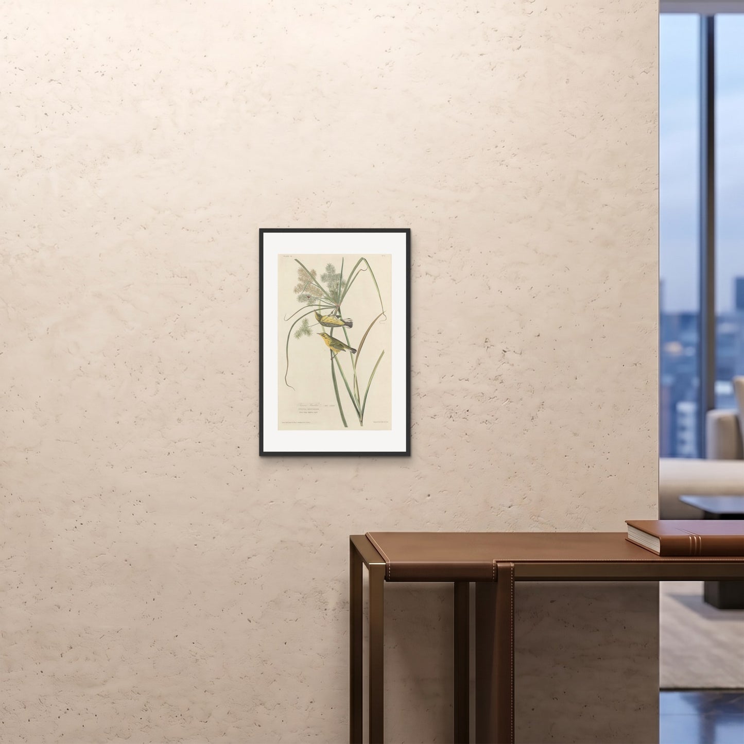 Orlonzo - FRAMED PRINT BLACK 16x2440x60cm ROOM