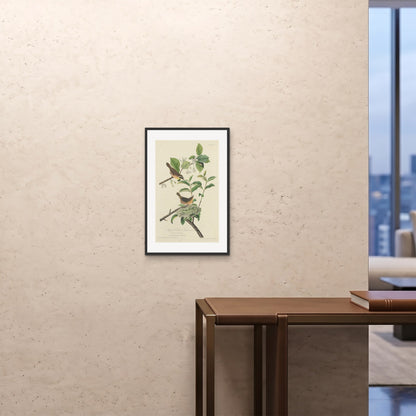 Orlonzo - FRAMED PRINT BLACK 16x2440x60cm ROOM