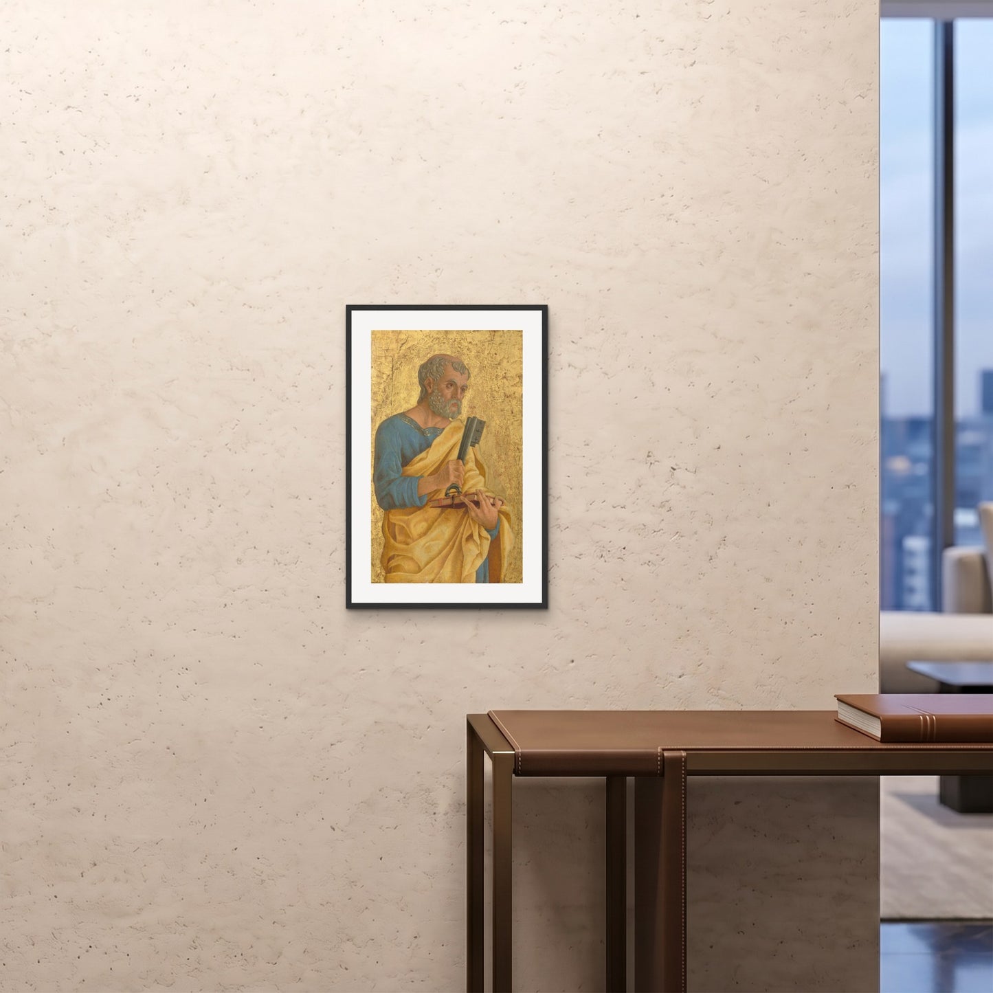 Orlonzo - FRAMED PRINT BLACK 16x2440x60cm ROOM