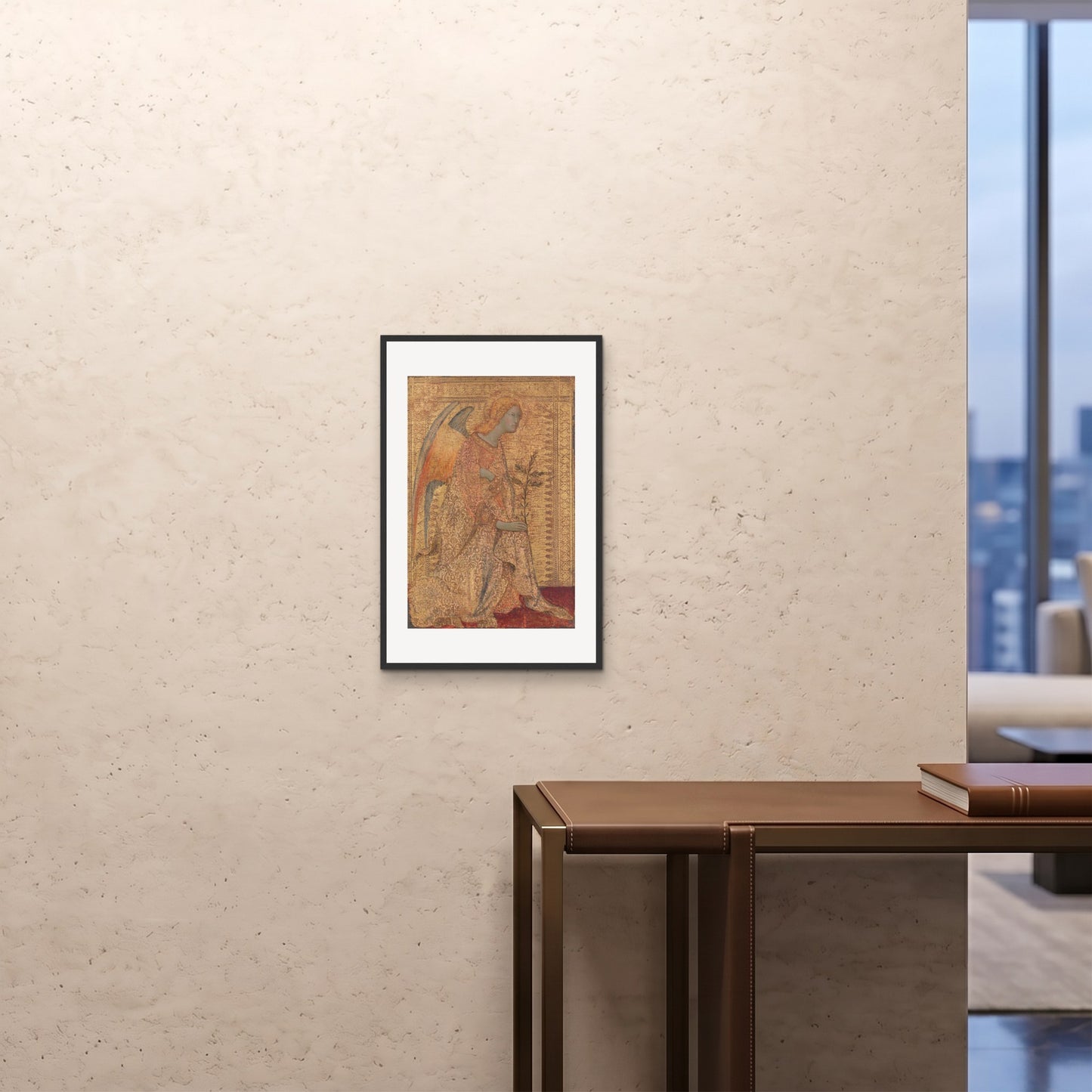 Orlonzo - FRAMED PRINT BLACK 16x2440x60cm ROOM