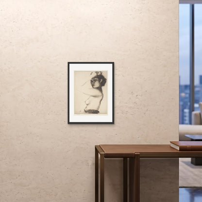 Orlonzo - FRAMED PRINT BLACK 18x2445x60cm ROOM