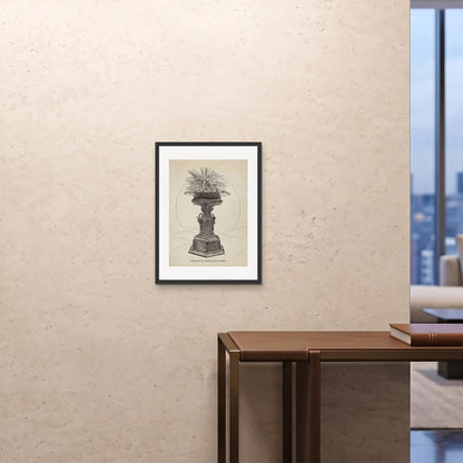Orlonzo - FRAMED PRINT BLACK 18x2445x60cm ROOM