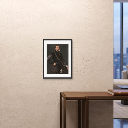Orlonzo - FRAMED PRINT BLACK 18x2445x60cm ROOM