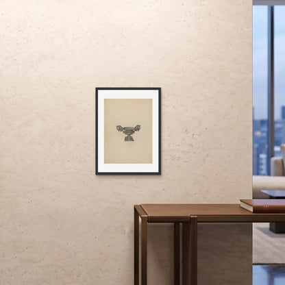 Orlonzo - FRAMED PRINT BLACK 18x2445x60cm ROOM