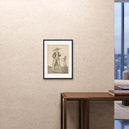 Orlonzo - FRAMED PRINT BLACK 18x2445x60cm ROOM