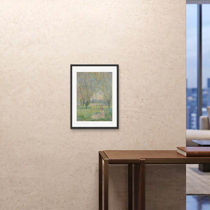 Orlonzo - FRAMED PRINT BLACK 18x2445x60cm ROOM
