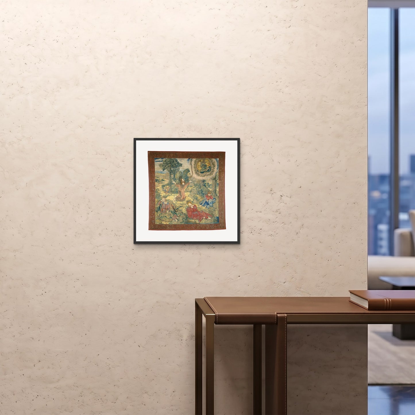 Orlonzo - FRAMED PRINT BLACK 20x2050x50cm ROOM