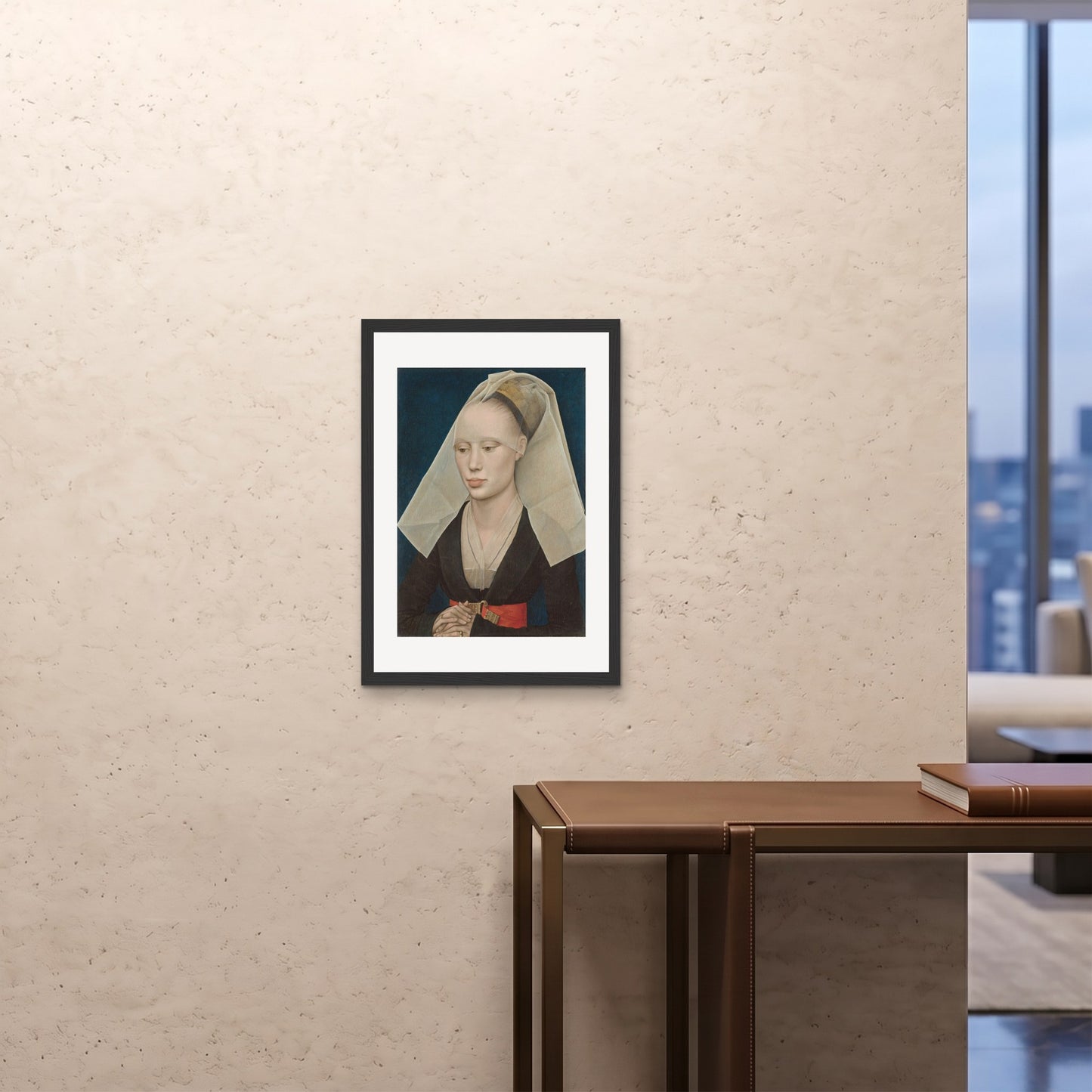 Orlonzo - FRAMED PRINT BLACK 20x2850x70cm ROOM