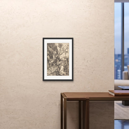 Orlonzo - FRAMED PRINT BLACK 20x2850x70cm ROOM