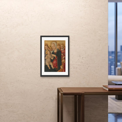 Orlonzo - FRAMED PRINT BLACK 20x2850x70cm ROOM