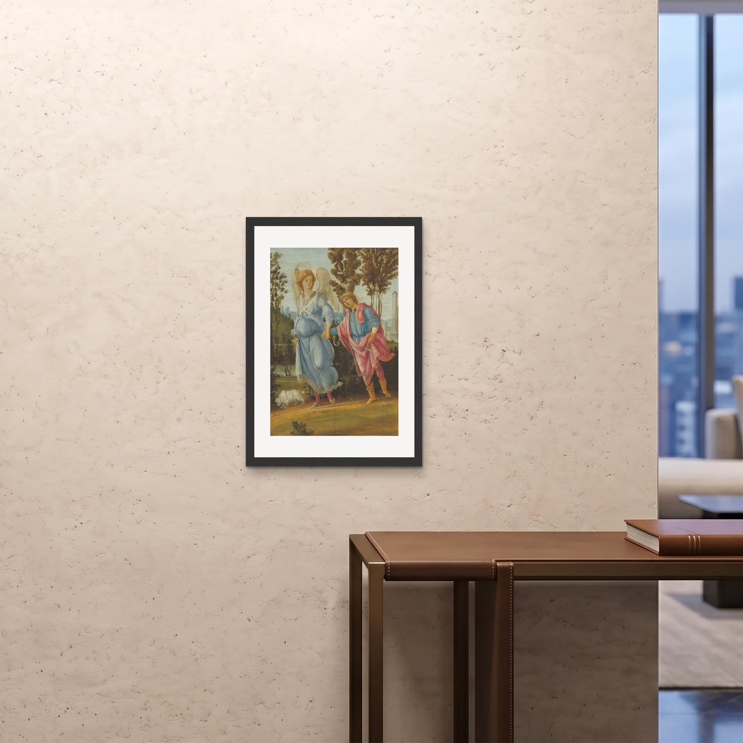 Orlonzo - FRAMED PRINT BLACK 20x2850x70cm ROOM