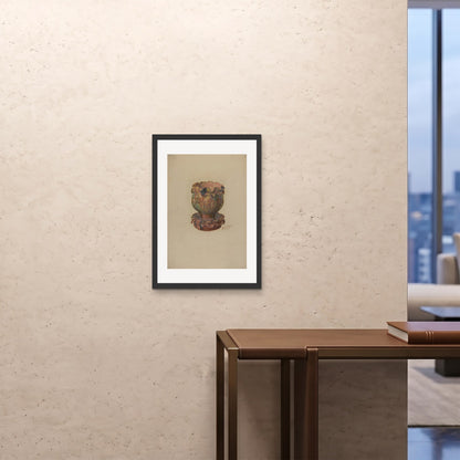 Orlonzo - FRAMED PRINT BLACK 20x2850x70cm ROOM