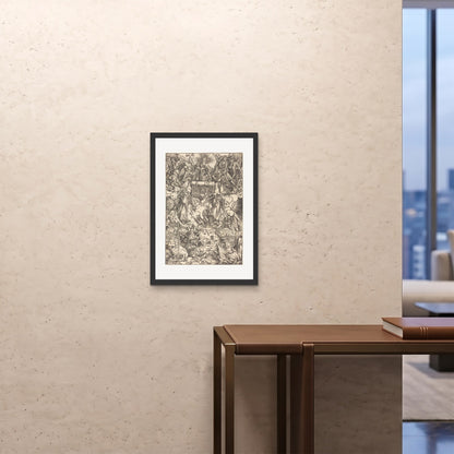 Orlonzo - FRAMED PRINT BLACK 20x2850x70cm ROOM