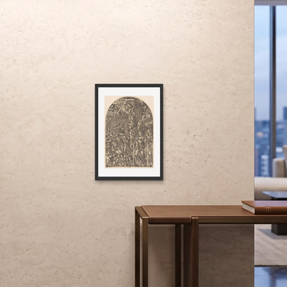 Orlonzo - FRAMED PRINT BLACK 20x2850x70cm ROOM