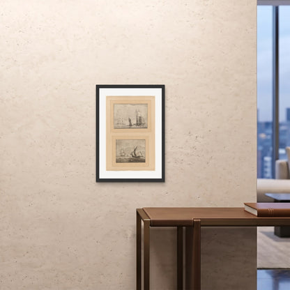 Orlonzo - FRAMED PRINT BLACK 20x2850x70cm ROOM