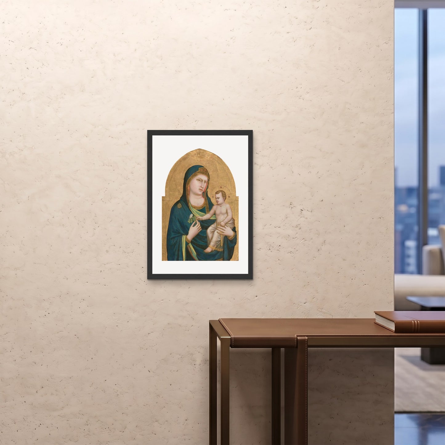 Orlonzo - FRAMED PRINT BLACK 20x2850x70cm ROOM