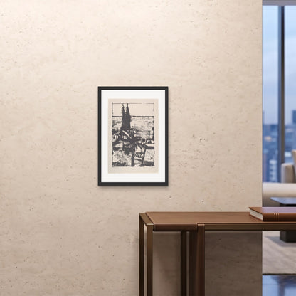 Orlonzo - FRAMED PRINT BLACK 20x2850x70cm ROOM