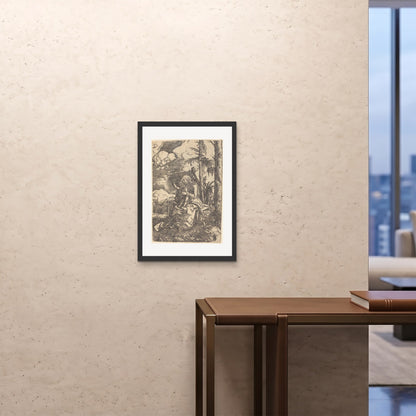 Orlonzo - FRAMED PRINT BLACK 20x2850x70cm ROOM