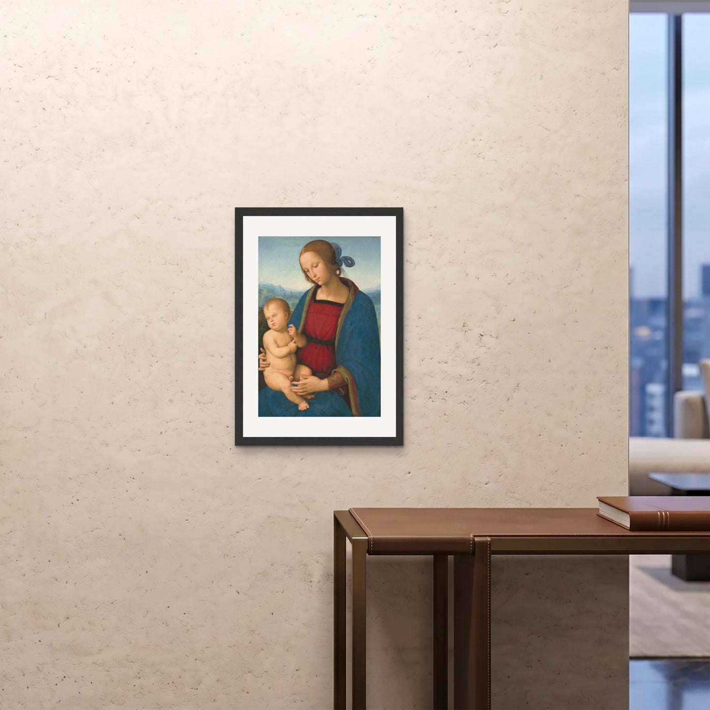 Orlonzo - FRAMED PRINT BLACK 20x2850x70cm ROOM