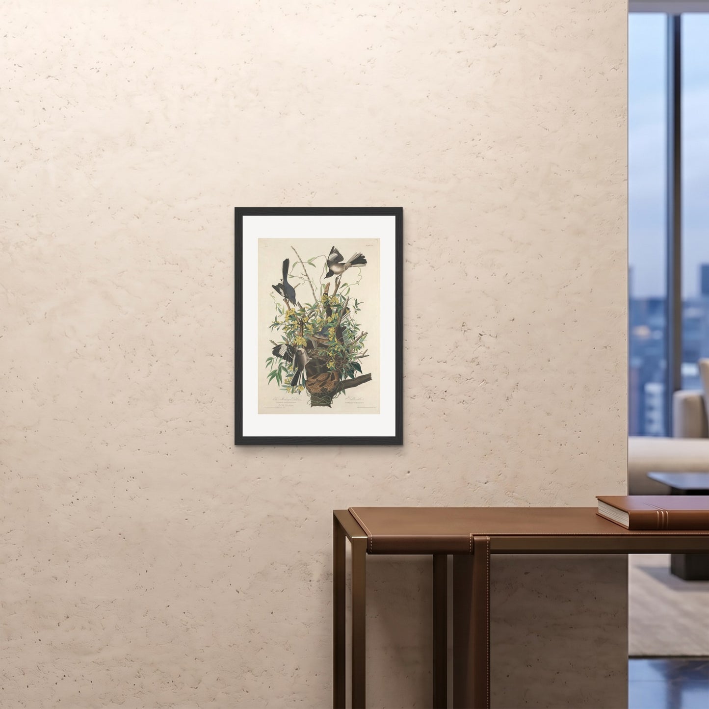 Orlonzo - FRAMED PRINT BLACK 20x2850x70cm ROOM