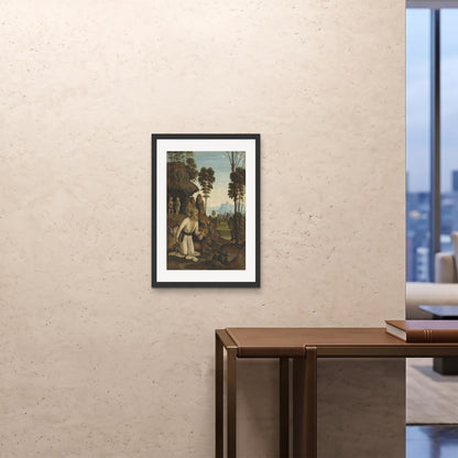 Orlonzo - FRAMED PRINT BLACK 20x2850x70cm ROOM