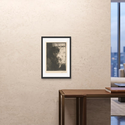 Orlonzo - FRAMED PRINT BLACK 20x2850x70cm ROOM