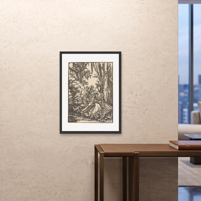 Orlonzo - FRAMED PRINT BLACK 24x3260x80cm ROOM