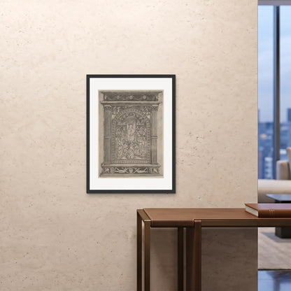 Orlonzo - FRAMED PRINT BLACK 24x3260x80cm ROOM