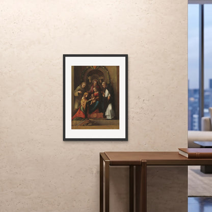 Orlonzo - FRAMED PRINT BLACK 24x3260x80cm ROOM