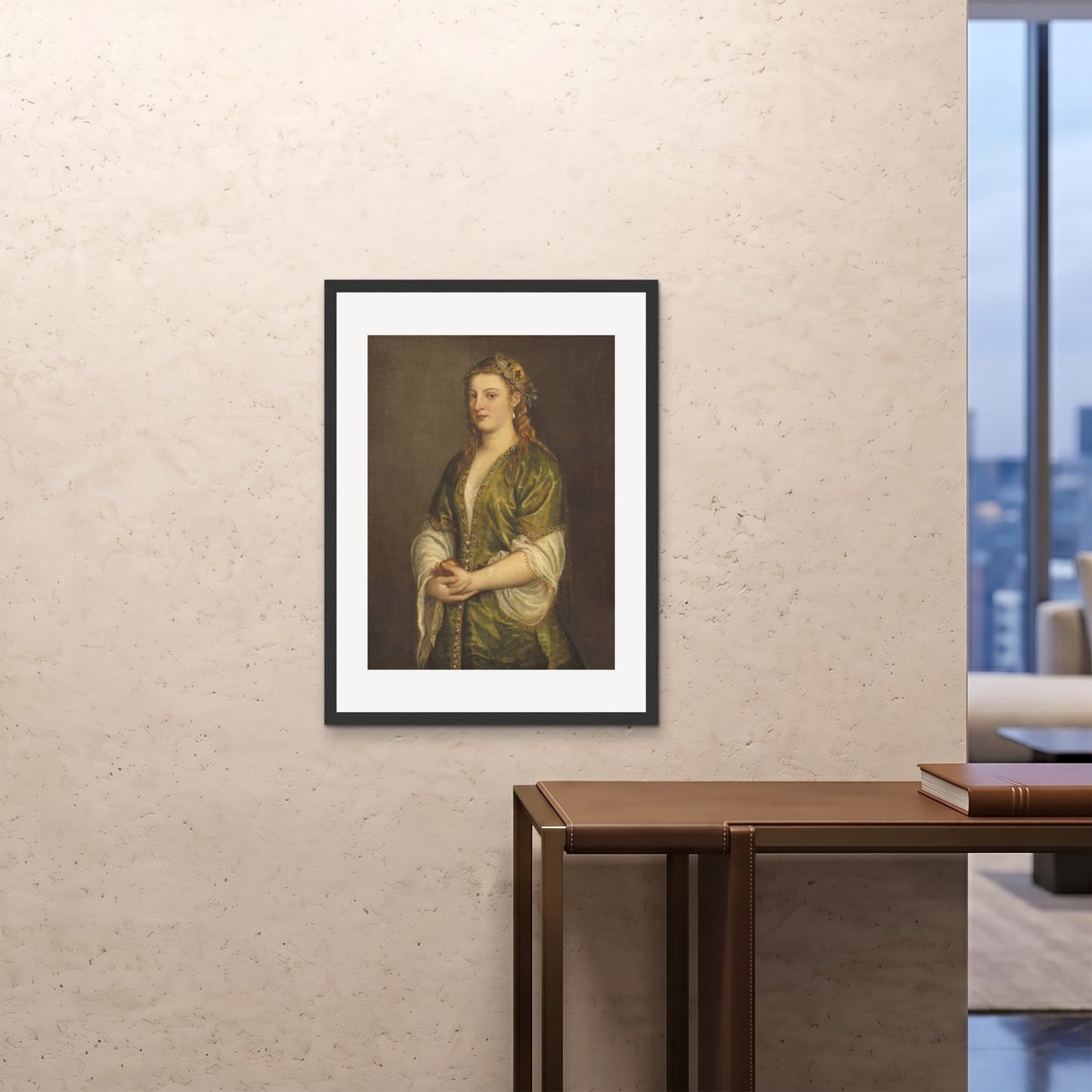 Orlonzo - FRAMED PRINT BLACK 24x3260x80cm ROOM