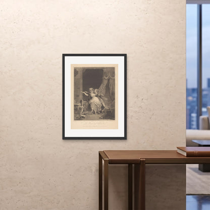Orlonzo - FRAMED PRINT BLACK 24x3260x80cm ROOM