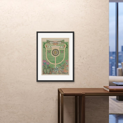 Orlonzo - FRAMED PRINT BLACK 24x3260x80cm ROOM