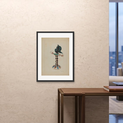 Orlonzo - FRAMED PRINT BLACK 24x3260x80cm ROOM