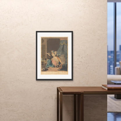 Orlonzo - FRAMED PRINT BLACK 24x3260x80cm ROOM