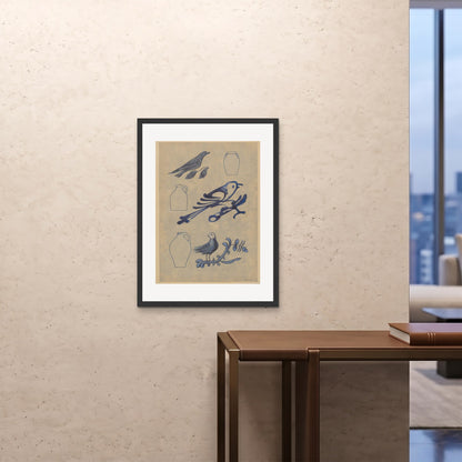 Orlonzo - FRAMED PRINT BLACK 24x3260x80cm ROOM