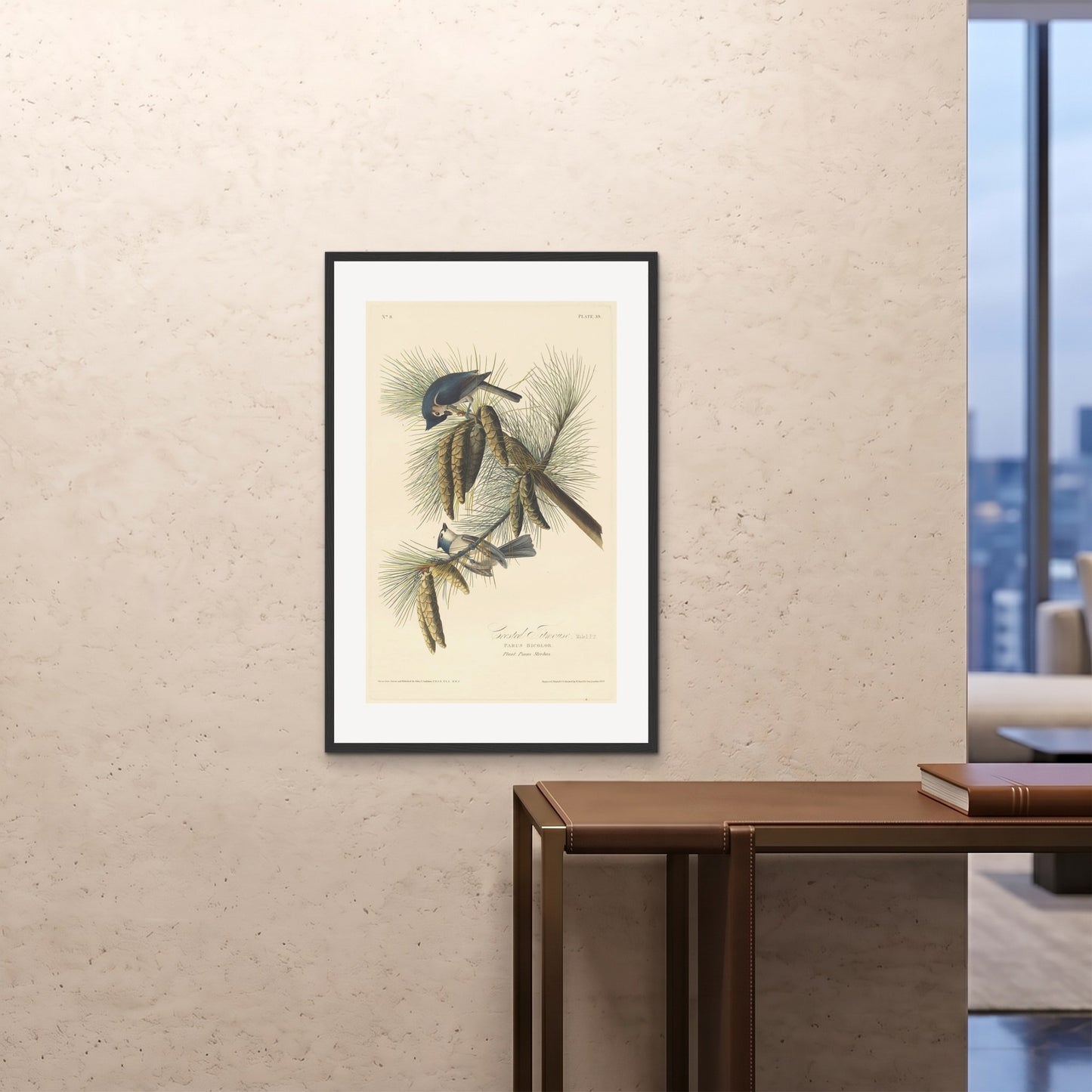 Orlonzo - FRAMED PRINT BLACK 24x3660x90cm ROOM