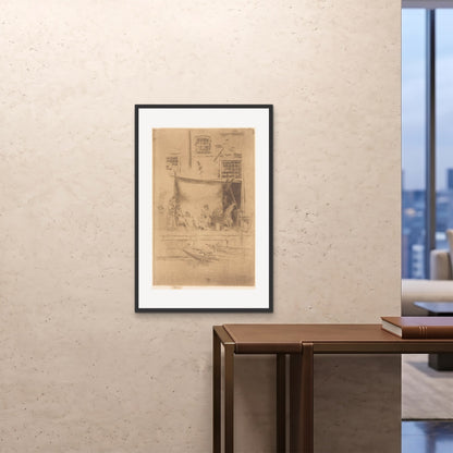 Orlonzo - FRAMED PRINT BLACK 24x3660x90cm ROOM
